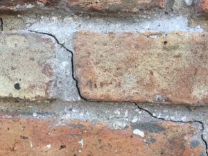 Brick cracks frequently indicate that house foundation damage has taken place.